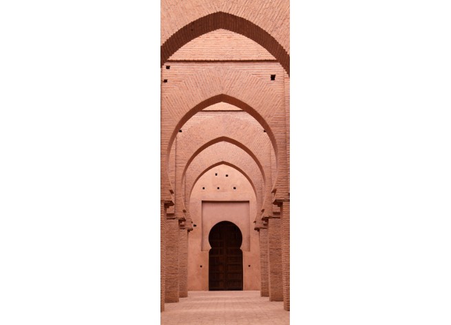 Наклейка на дверь Вход в мечеть в Морокко